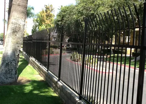 San Bernardino Wrought Iron Fence